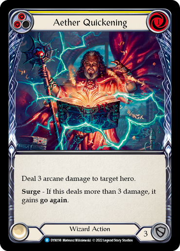 Aether Quickening (Yellow) [DYN198] (Dynasty)