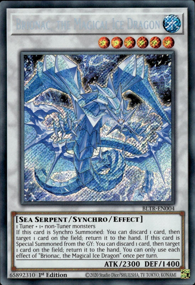 Brionac, the Magical Ice Dragon [BLTR-EN004] Secret Rare