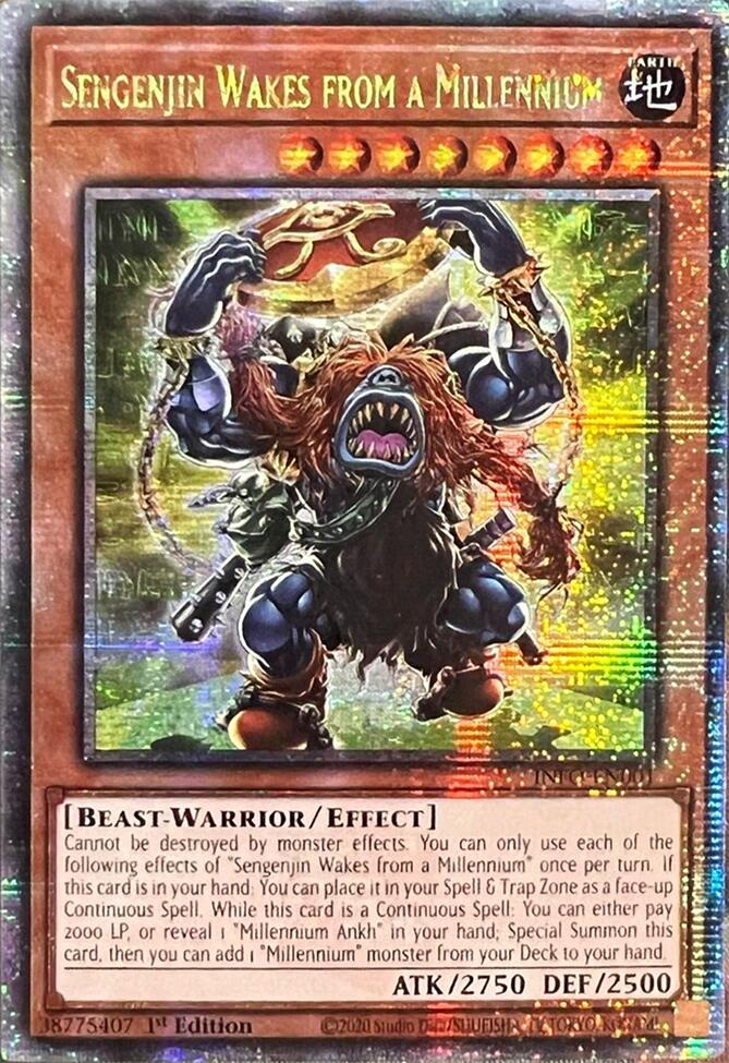 Sengenjin Wakes from a Millennium (Quarter Century Secret Rare) [INFO-EN001] Quarter Century Secret Rare