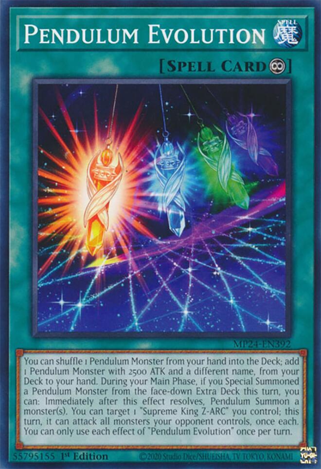 Pendulum Evolution (card) [MP24-EN392] Common