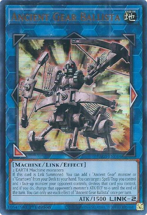 Ancient Gear Ballista (UR) [RA03-EN046] Ultra Rare