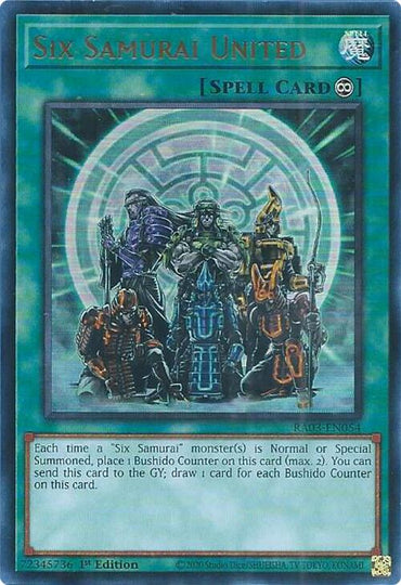 Six Samurai United (UR) [RA03-EN054] Ultra Rare