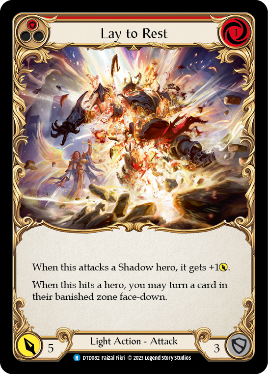 Lay to Rest (Red) [DTD082] (Dusk Till Dawn)  Rainbow Foil