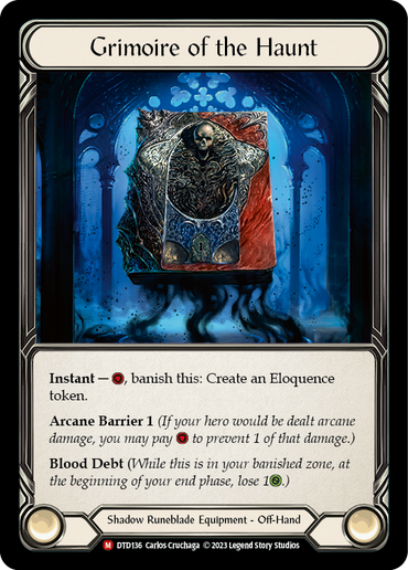 Grimoire of the Haunt [DTD136] (Dusk Till Dawn)  Cold Foil