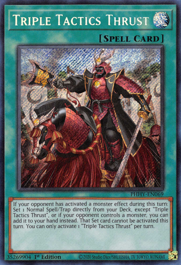 Triple Tactics Thrust [PHHY-EN069] Secret Rare