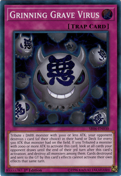 Grinning Grave Virus [SR06-EN030] Super Rare