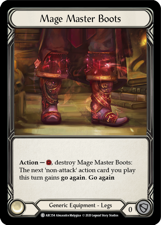 Mage Master Boots [U-ARC154] (Arcane Rising Unlimited)  Unlimited Normal
