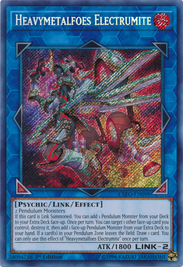 Heavymetalfoes Electrumite [EXFO-EN098] Secret Rare