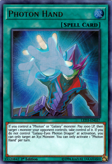 Photon Hand [LED3-EN037] Ultra Rare