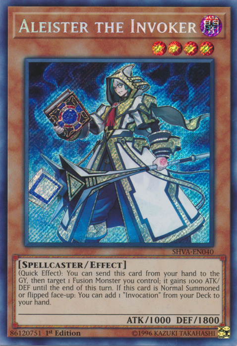 Aleister the Invoker [SHVA-EN040] Secret Rare