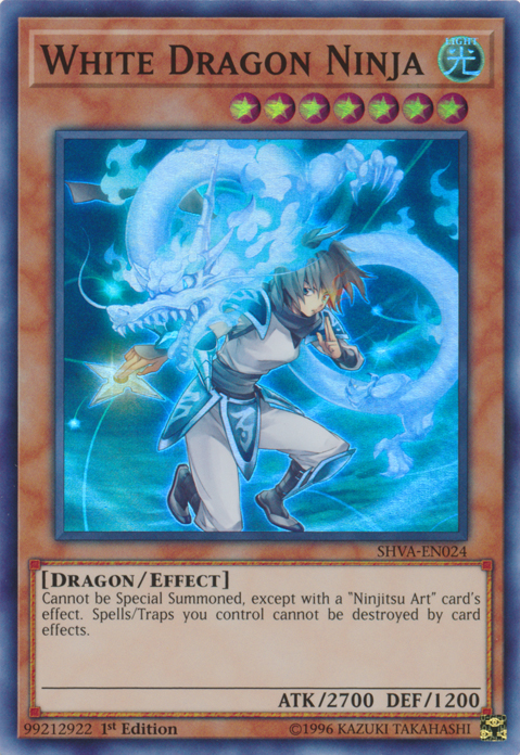 White Dragon Ninja [SHVA-EN024] Super Rare