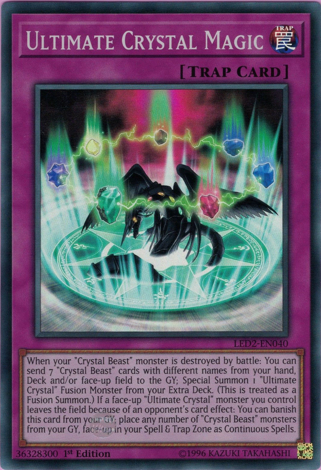 Ultimate Crystal Magic [LED2-EN040] Super Rare