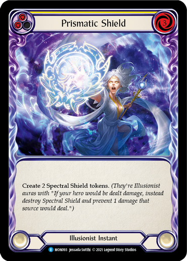 Prismatic Shield (Yellow) [MON093] (Monarch)  1st Edition Normal