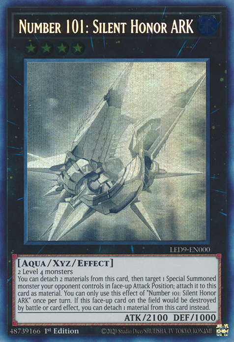 Number 101: Silent Honor ARK [LED9-EN000] Ghost Rare