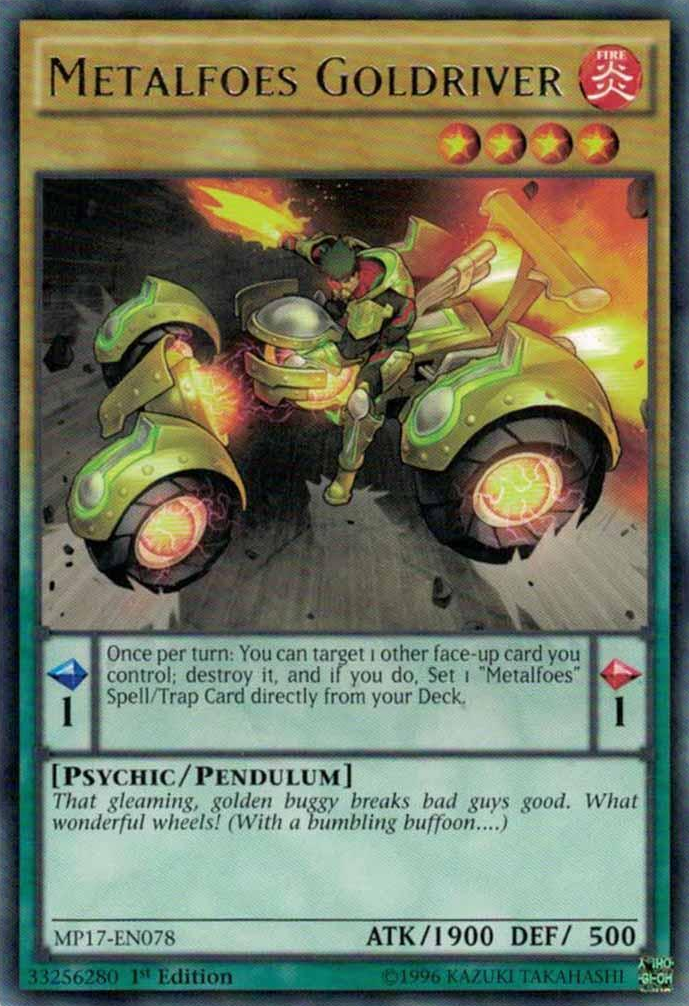 Metalfoes Goldriver [MP17-EN078] Rare