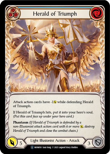 Herald of Triumph (Blue) [U-MON010] (Monarch Unlimited)  Unlimited Normal