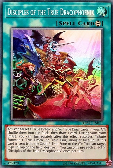 Disciples of the True Dracophoenix [OP05-EN011] Super Rare