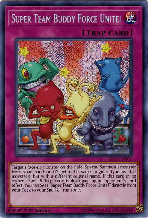 Super Team Buddy Force Unite! [FLOD-EN081] Secret Rare