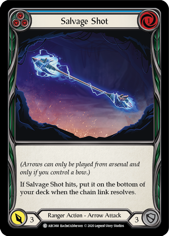 Salvage Shot (Blue) [U-ARC068] (Arcane Rising Unlimited)  Unlimited Normal