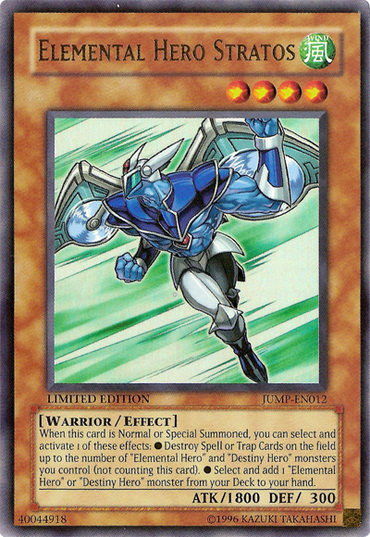 Elemental Hero Stratos [JUMP-EN012] Ultra Rare