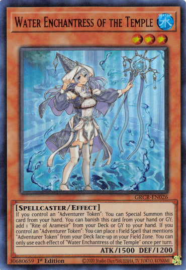 Water Enchantress of the Temple [GRCR-EN026] Ultra Rare