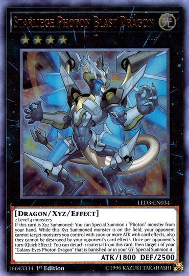 Starliege Photon Blast Dragon [LED3-EN034] Ultra Rare