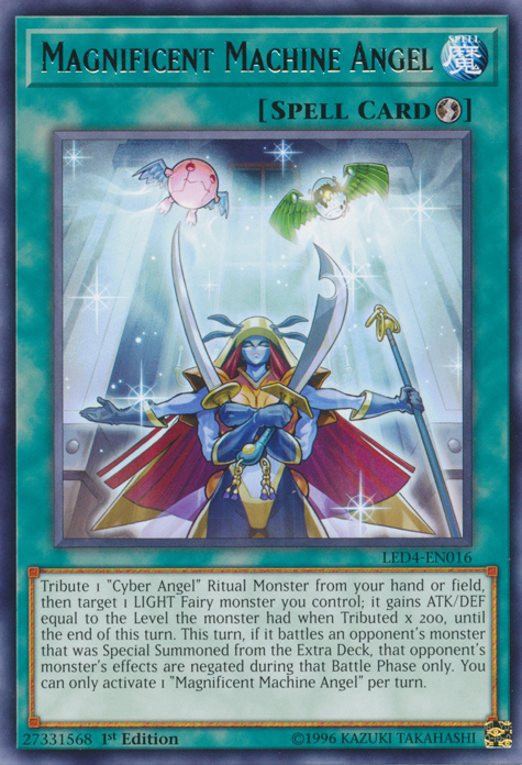 Magnificent Machine Angel [LED4-EN016] Rare