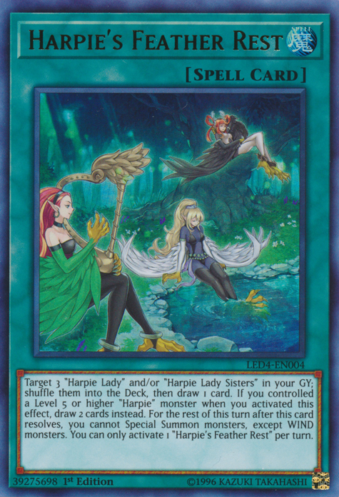 Harpie's Feather Rest [LED4-EN004] Ultra Rare