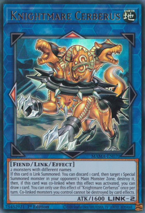 Knightmare Cerberus [MAMA-EN070] Ultra Rare